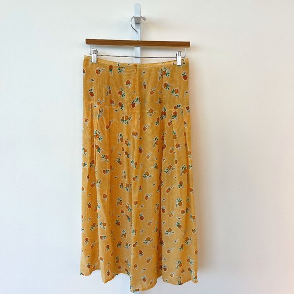 Rixo Pleated Midi Skirt - Picture 2 of 2